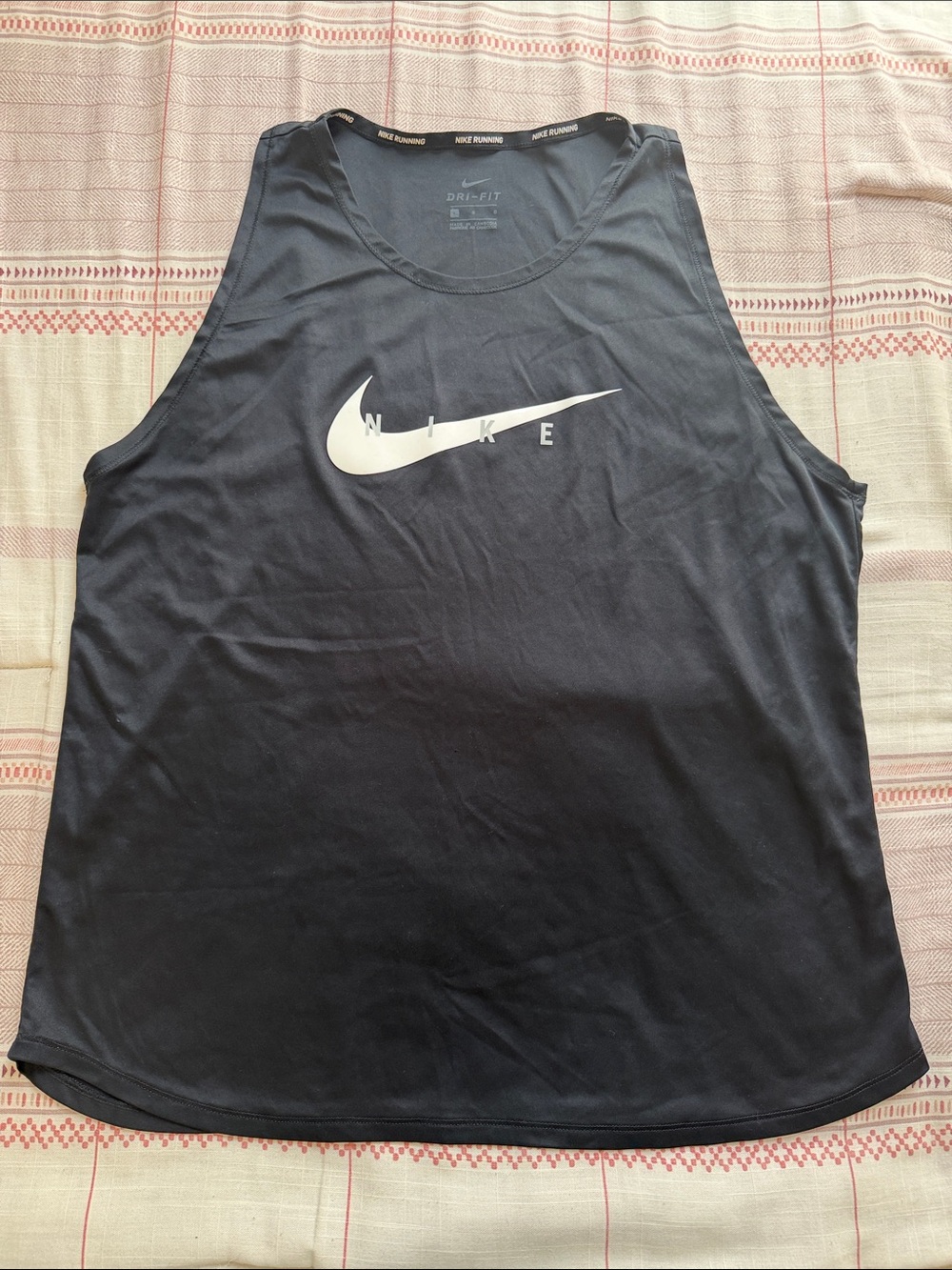 Nike women’s Black Dri-FIT Running Tank Top